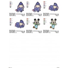Package 3 Disney Babies 01 Embroidery Designs